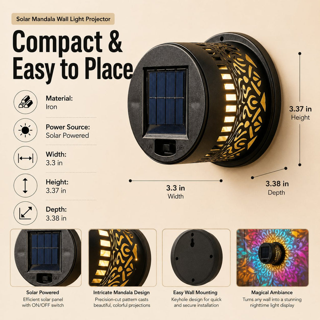 🔥2026 New Solar Mandala Lights
