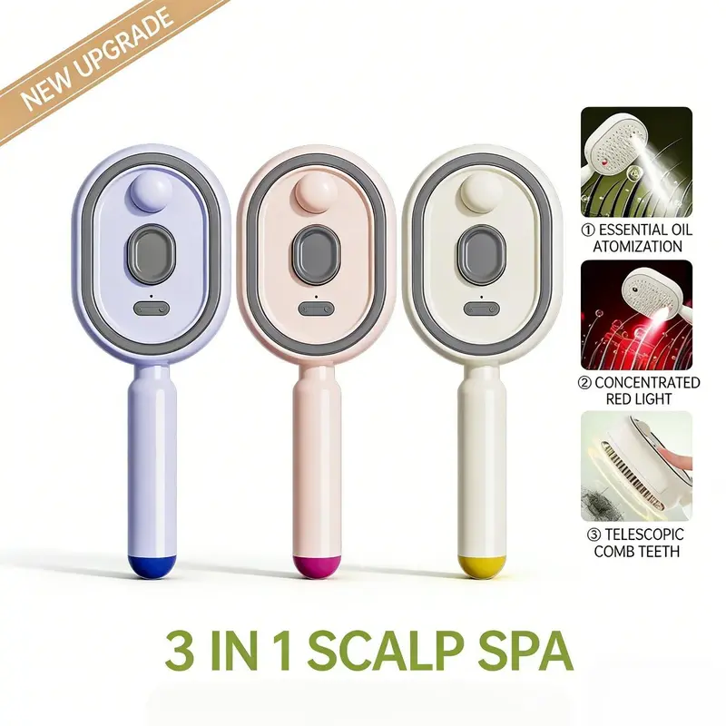 🔥Summer Limited⏳50% OFF 🔥Electric Spray Air Cushion Massage Comb