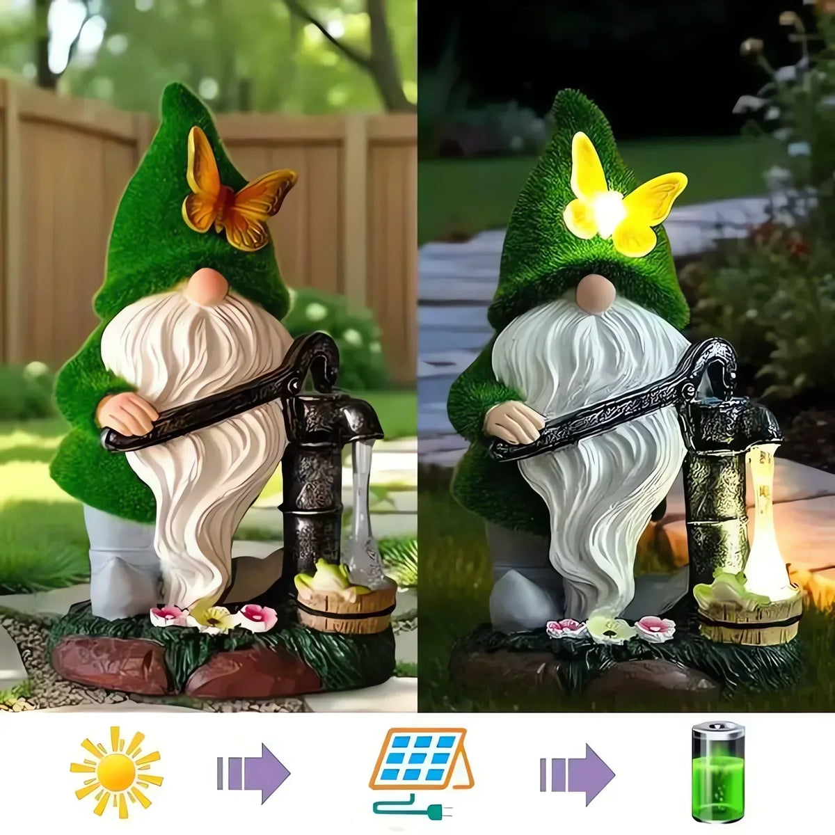 🌺Summer Sale 49% OFF🔥Outdoor Garden Gnomes with LED Solar Light