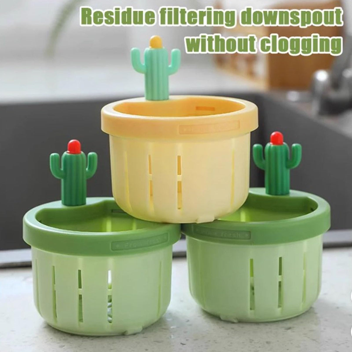 Cactus Kitchen Automatic Dumping Sink Filter