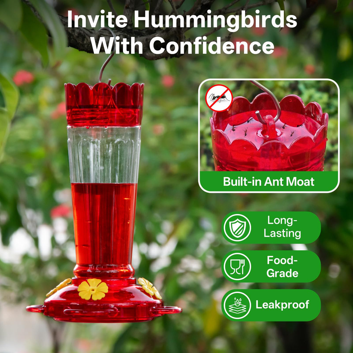 🐦Hummingbird Feeders for Outdoor Hanging