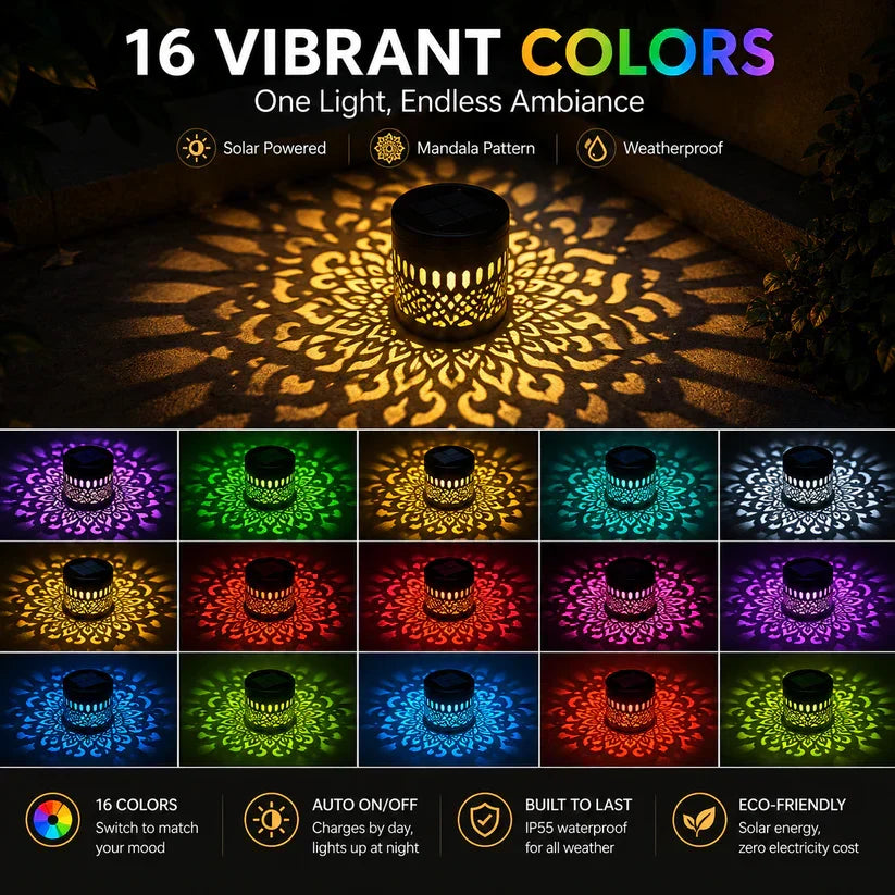 ✨ 2026 New Solar Mandala Lights