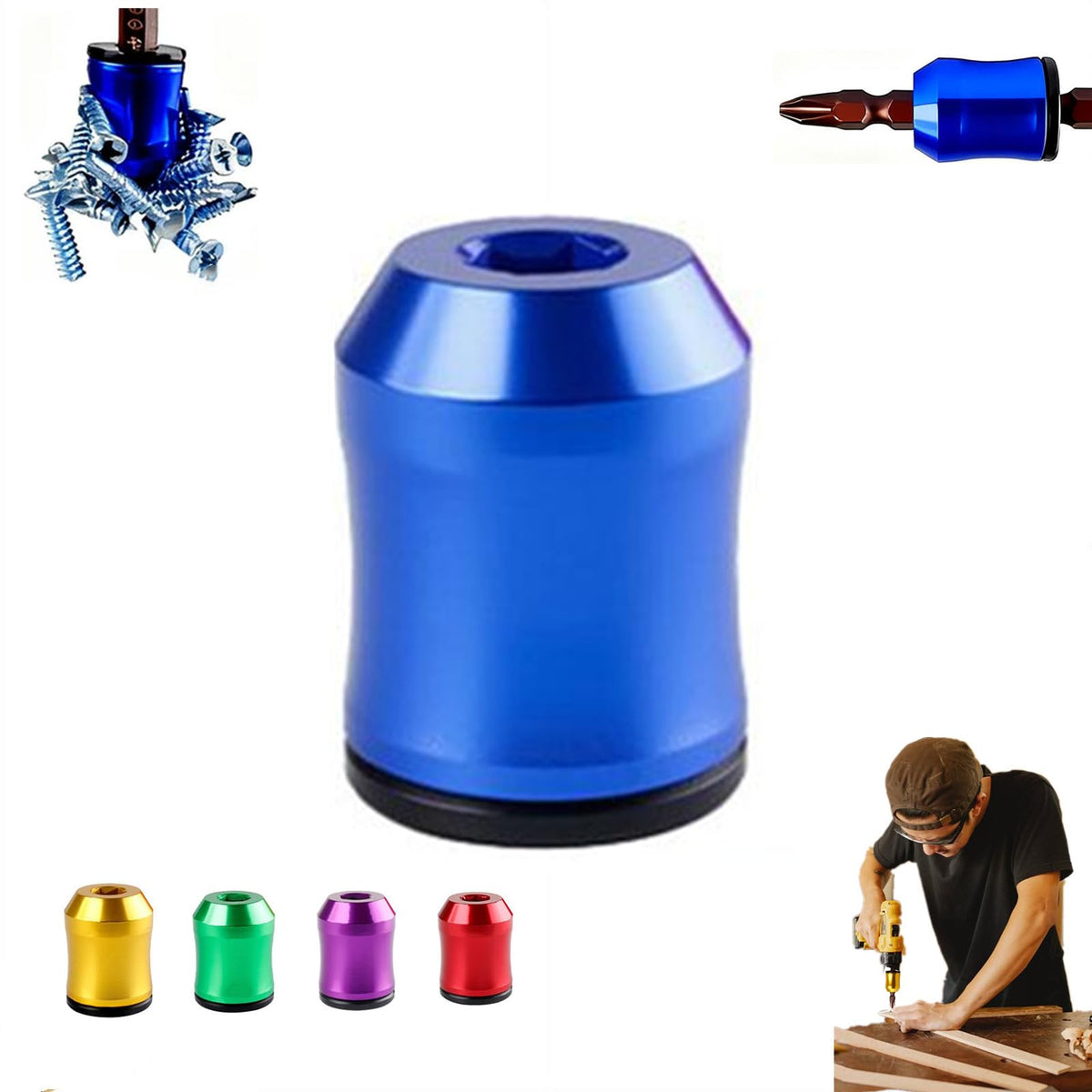 🧲Screwdriver Bit Magnetic Ring – Magnetize Demagnetize in Seconds