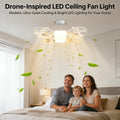 💡Drone-Inspired LED Ceiling Fan Light