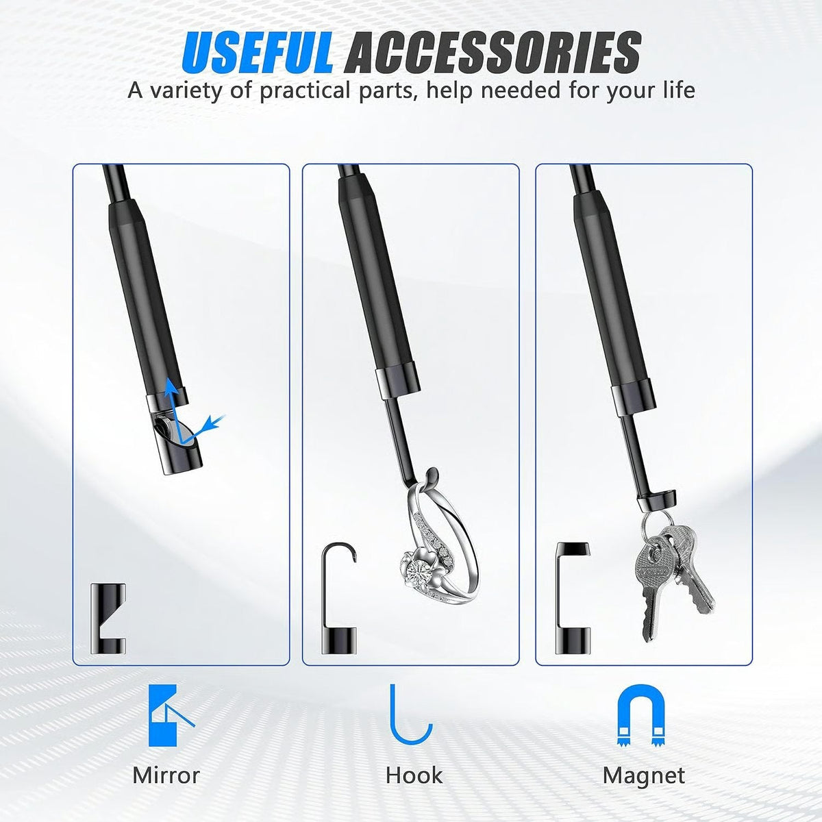 🔎 Plug-and-Play Endoscope Camera - Compatible with Android & iPhone & ipad for Direct Connection
