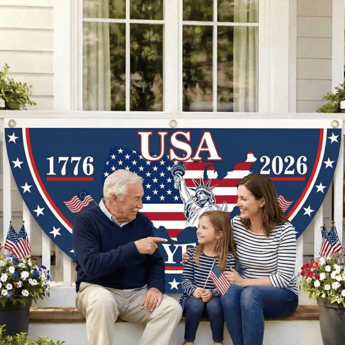 250th Anniversary USA Fan Flag