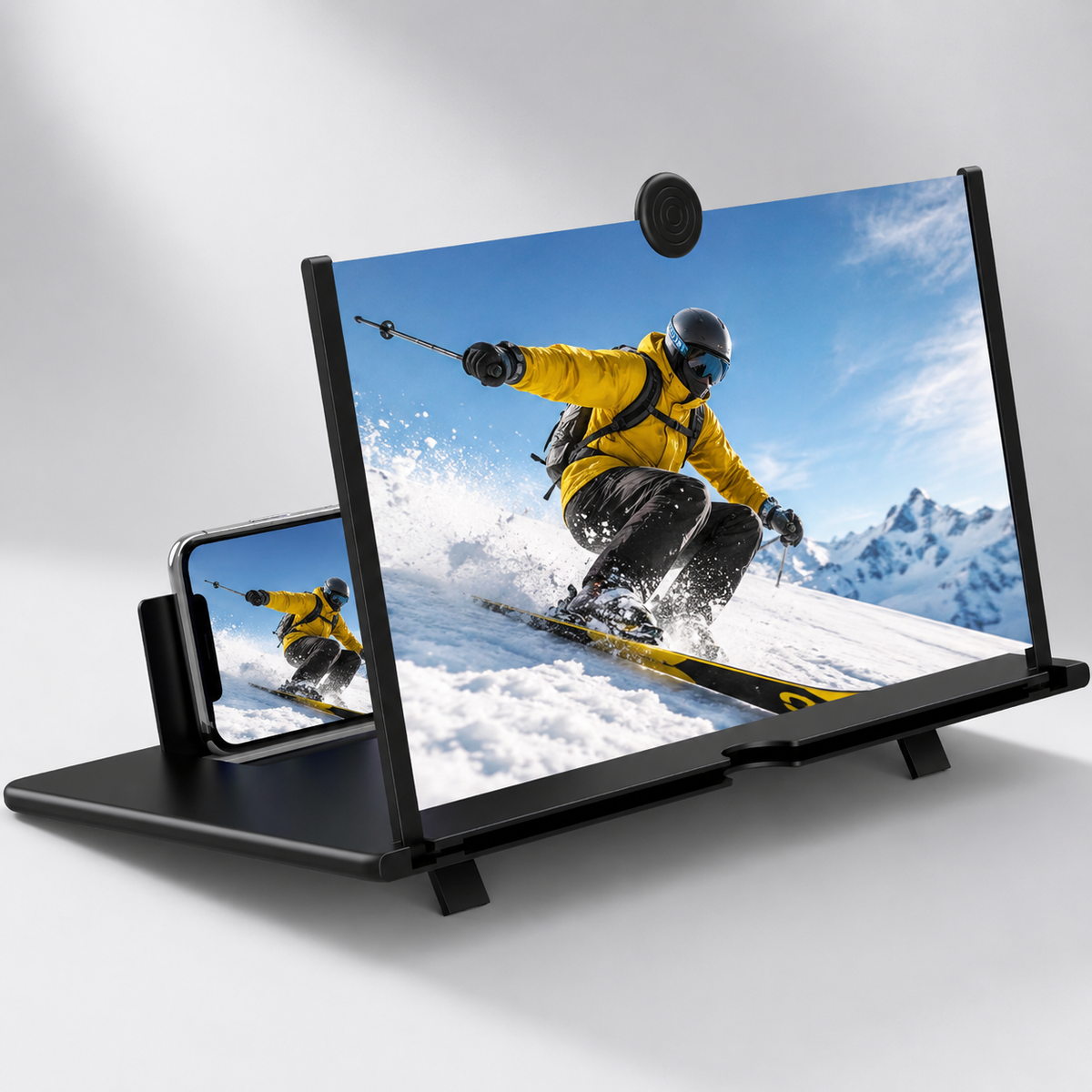 📺 14" HD Screen Magnifier – Big Screen Viewing for Any Smartphone