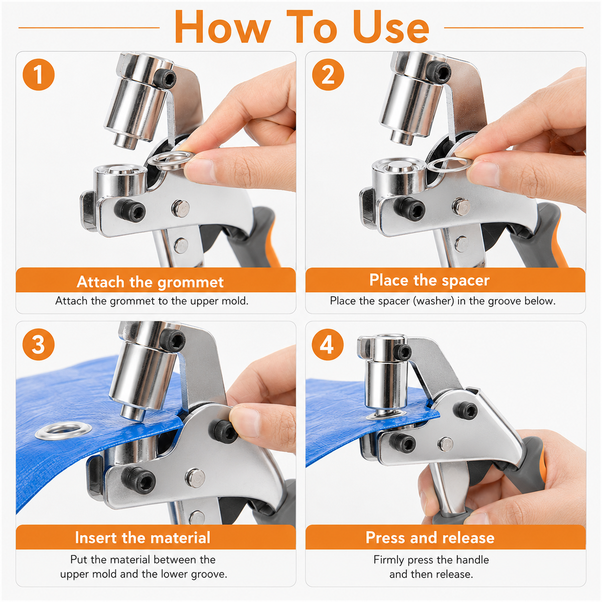 🔧 Heavy Duty Grommet Installation Set
