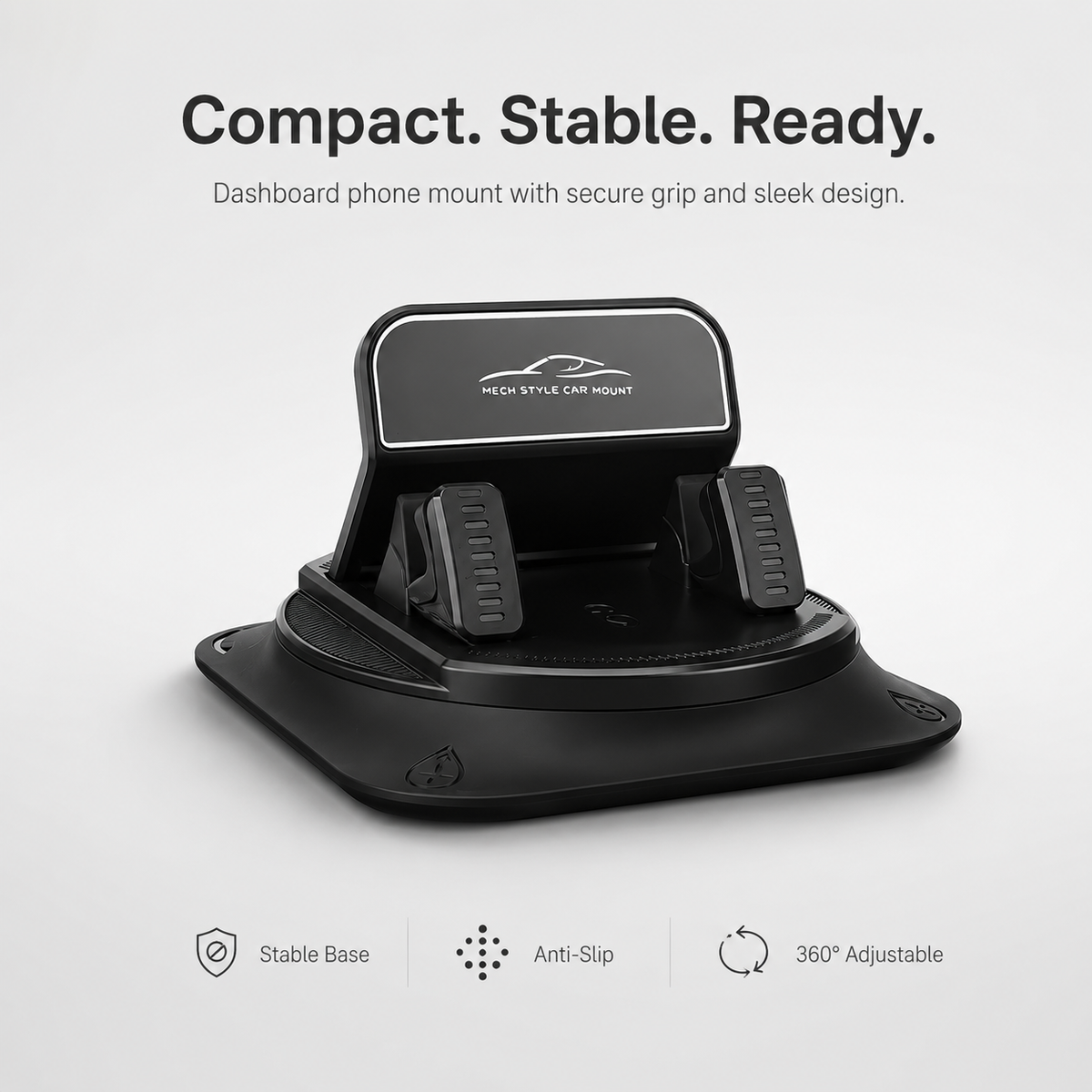 🔥HOT SALE 360° Car Phone Mount, Fits Dashboard & Windshield
