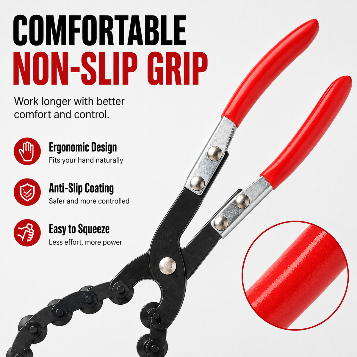 ⚡Exhaust Cutter, Cuts 3/4" to 3-1/4" Pipe, Durable Chain Cutter Tool