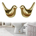 🐦🛠️2 Pcs Ceramic Bird Toilet Floor Bolt Caps