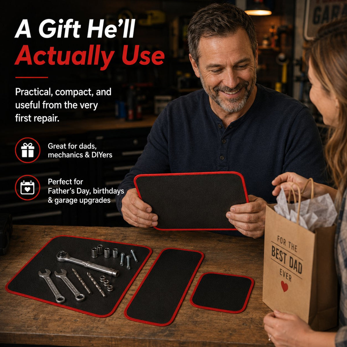 🧲 Flexible Magnetic Tool Mat