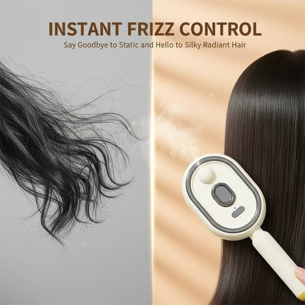✨Multifunctional Hair Care Comb | Built-in Mist Sprayer, Scalp Massager, Red Light, Smooth Tangled Frizzy Hair💧
